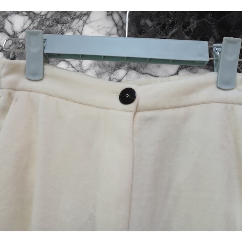 70% OFF NWT Forte_Forte Wide Leg Button Closure Pants Ivory 0  (Offers Stretch) - Picture 2 of 10